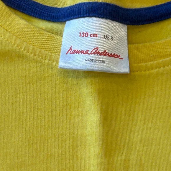 Hanna Andersson Yellow Tee with Strawberry Jar Graphic - Picture 2 of 5